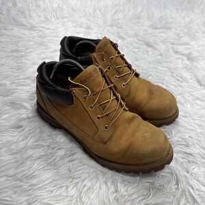 Timberland Waterproof Boots Low Top - Wheat Nubuck, Size 12 Men's Workwear
